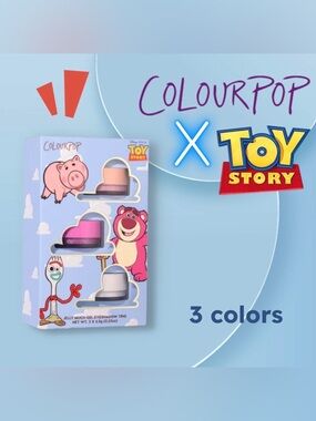 ⬇️⚡️🇺🇸🆕NIB COLOURPOP x TOY STORY | Play All Day - Jelly Much Eyeshadow trio*